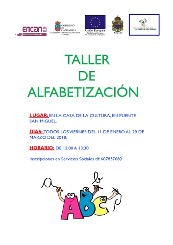 La Mancomunidad Altamira-Los Valles pone en marcha un nuevo taller de alfabetización