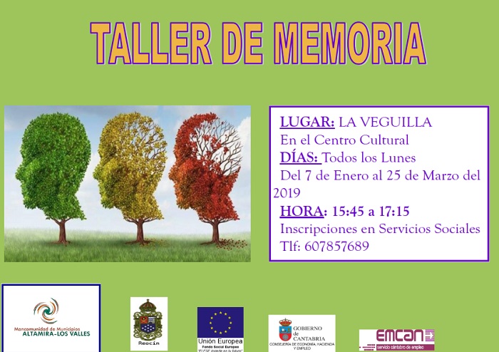 La Mancomunidad Altamira-Los Valles  inicia un nuevo taller de “Memoria” en La Veguilla.