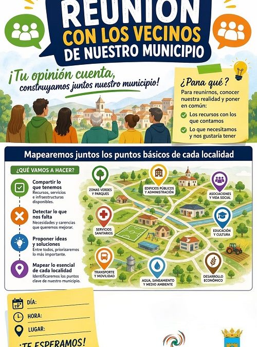 La Mancomunidad Altamira – Los Valles y el Ayuntamiento de Cartes impulsan encuentros vecinales para mapear recursos y necesidades en sus pueblos