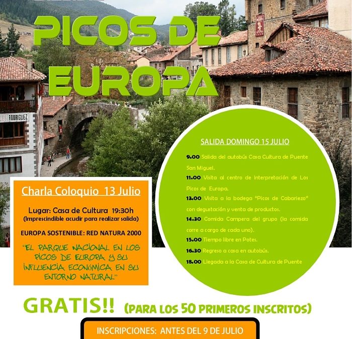 La Mancomunidad Altamira-Los Valles y la Asociación Reocín Verde organizan un coloquio sobre la Europa sostenible y una salida a los Picos de Europa