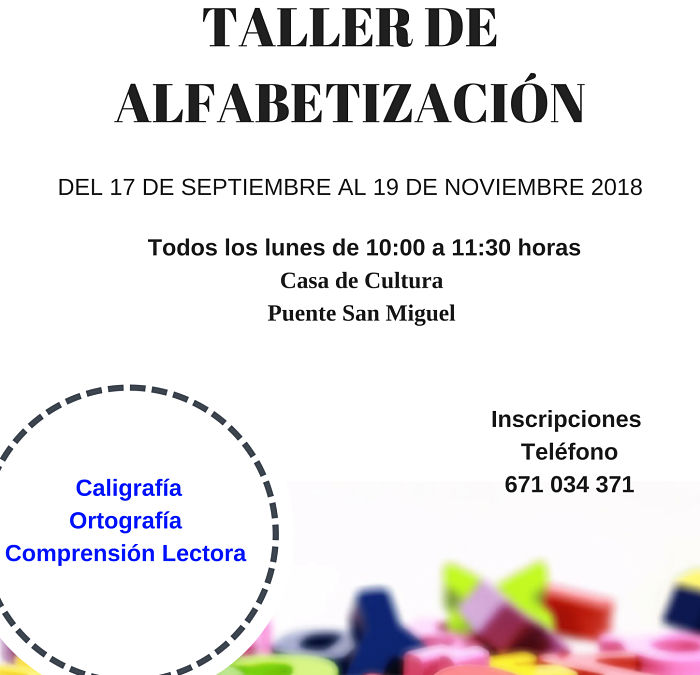 La Mancomunidad Altamira-Los Valles pone en marcha un taller de alfabetización