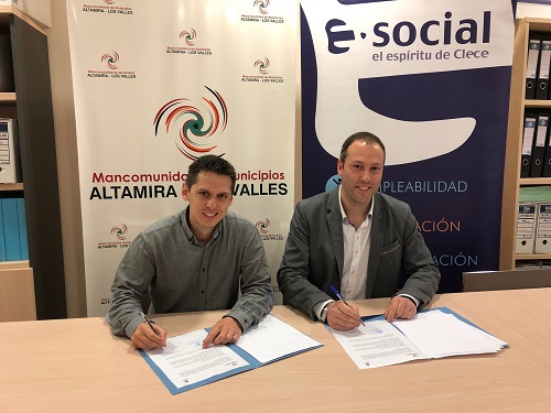 La Mancomunidad de Municipios Altamira-Los Valles y Clece colaboran en la inserción de colectivos vulnerables