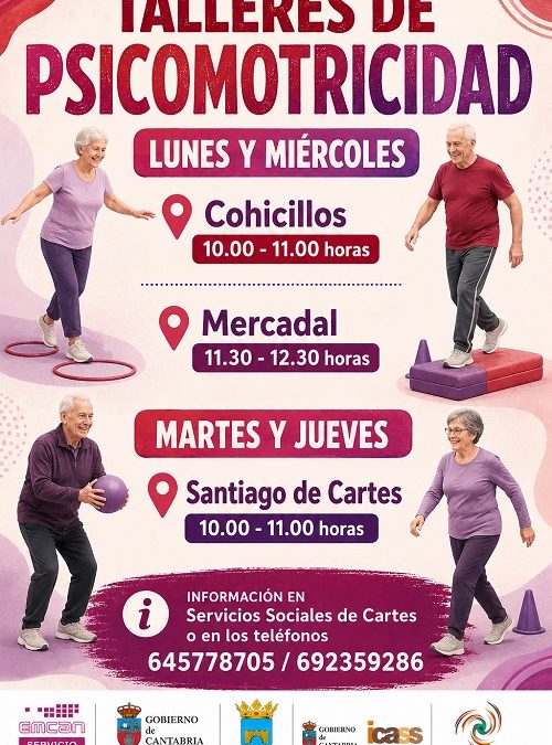 La Mancomunidad Altamira-Los Valles pone en marcha un nuevo Taller de Psicomotricidad para personas mayores en el municipio de Cartes.