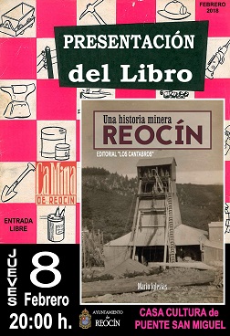 Mario Iglesias, presidente de la Mancomunidad, presenta el libro “Una historia minera: Reocín”